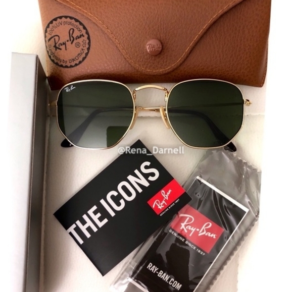 RayBan Hexagonal RB3548N Green Lenses New - Picture 7 of 13